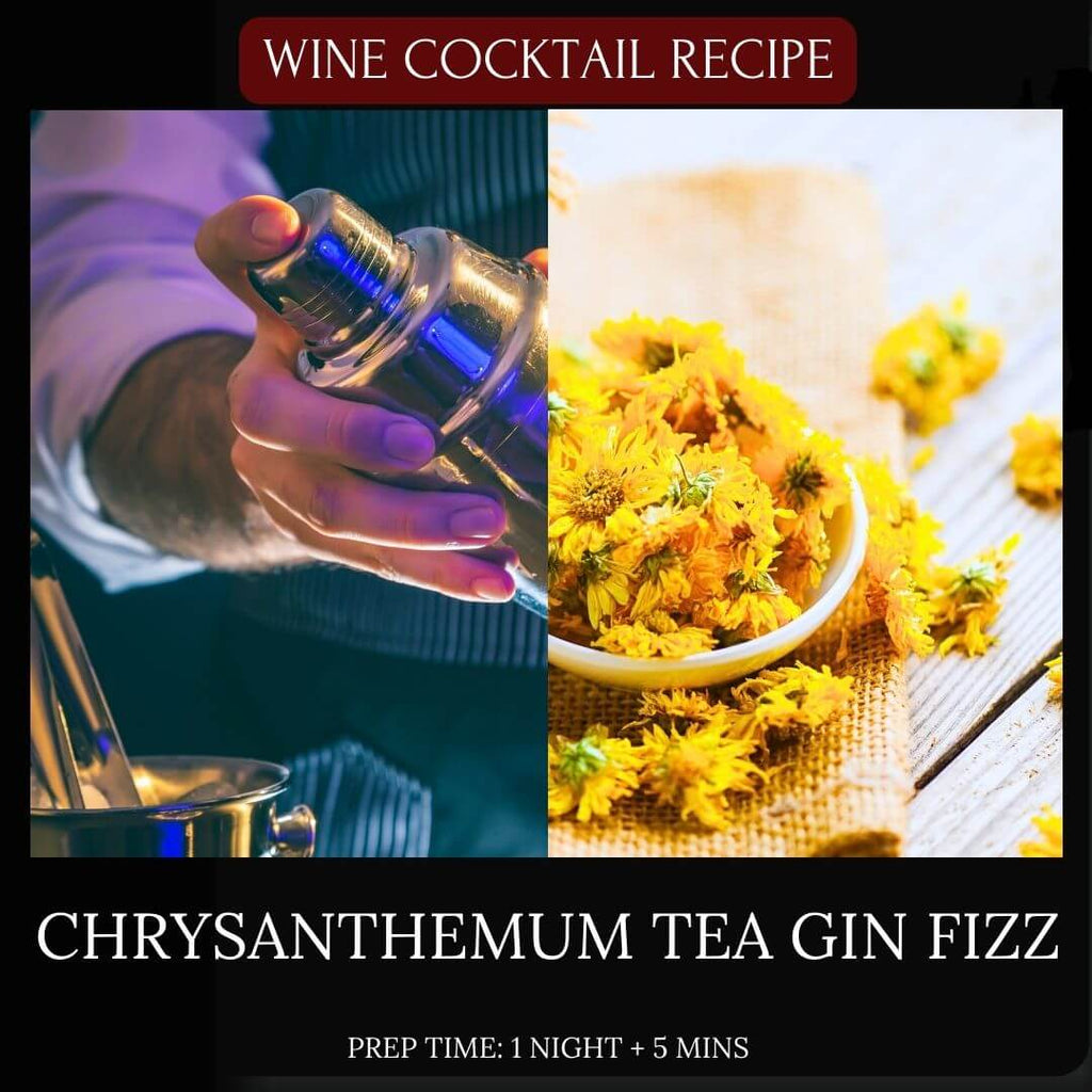 Recipe: Chrysanthemum Tea Gin Fizz